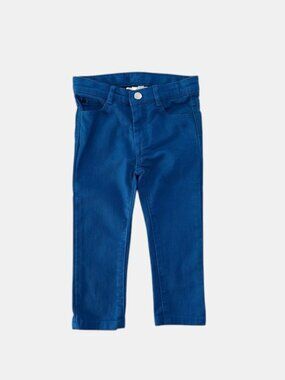Jacadi Paris Baby Boys 24M Blue Skinny Jeans Pants Preppy Euro Chic